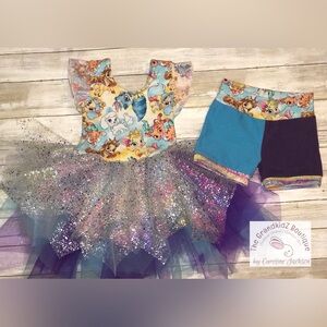 Boutique, Handmade, Princess Pets with Tutu Skirt size 2-3T